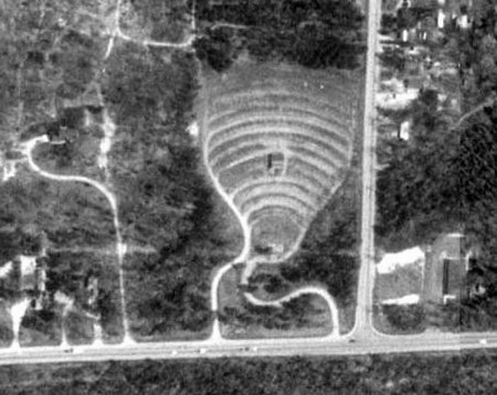 Tawas Drive-In Theatre - Aerial - Photo From Terraserver (newer photo)